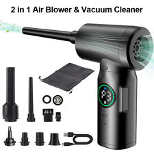 Electric Mini Air Duster Blower Vacuum Cleaner for PC Computer Laptop Dust picture