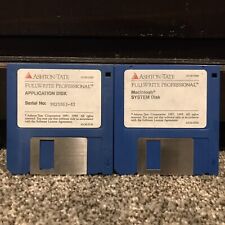 Vintage- Ashton Tate Fullwrite Professional - 2 Apple Macintosh Mac Disks- 1988 picture