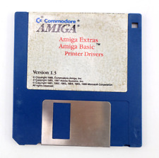 Commodore Amiga Extras, Amiga Basic, Printer Drivers 3.5 Floppy Disk picture