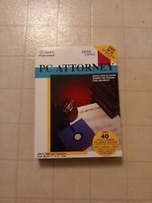 Vintage 1991 PC Attorney IBM/TANDY Home Office Complete With Both Disk's RARE picture