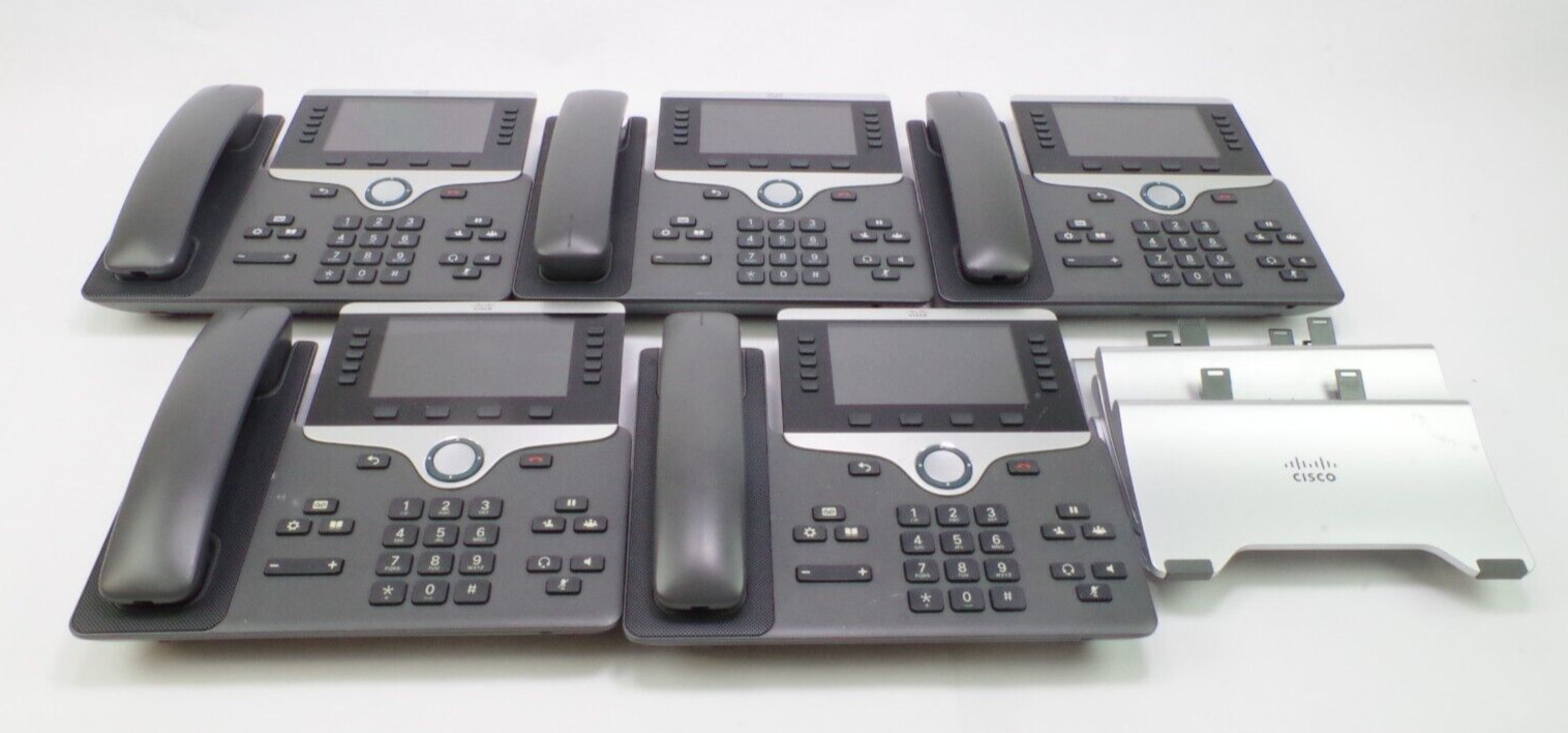 Lot Of 10 Cisco CP-8811-K9 IP VoIP Phone 8811 Series Phones No Cables