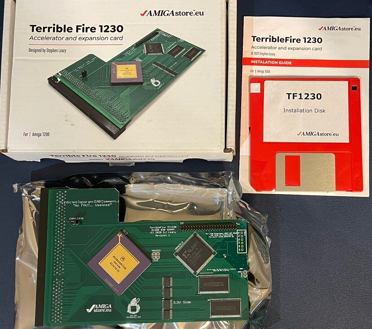 TF1230 Commodore Amiga 1200 Accelerator 50 MHz 68030 64 MB A1200 Terrible Fire