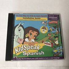 KidSpeak Spanish PC MAC CD Transparent Language Vintage Software picture