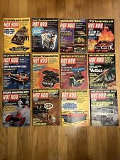 Vintage Hot Rod Magazine Lot Of 12 1972 Full Year January - December READ DESC picture