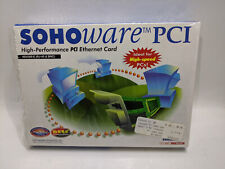  SOHOWARE PCI Ethernet Card ND4300-E / open box / REV C1 Vintage PC tech picture