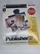 Vintage Microsoft Publisher 97 NEW Factory Sealed 3.5