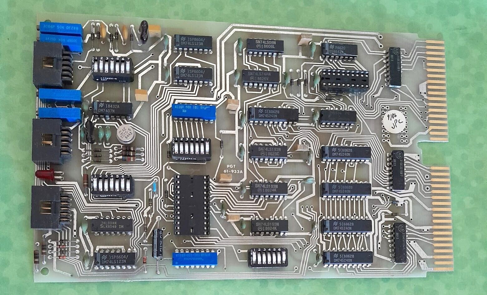 Vintage Collector Computer board with Texas Instruments ICs 74S240N DEC PDP?