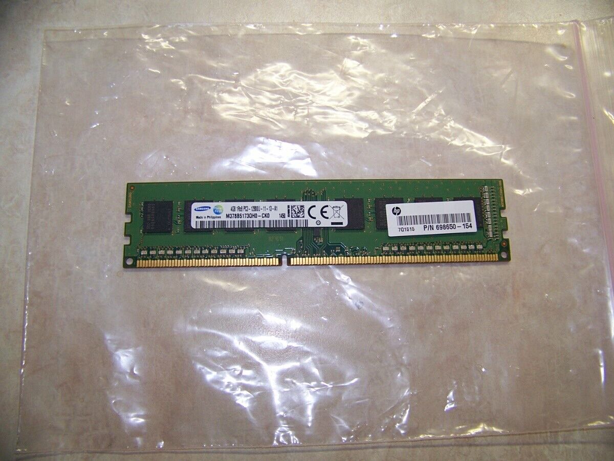 HP 698650-154 DDR3 PC3L-12800U Desktop Memory 4gb Various Manufacturers