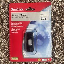 SanDisk 2.0 2GB Cruzer Micro USB Flash Drive - SEALED NEW NIP picture