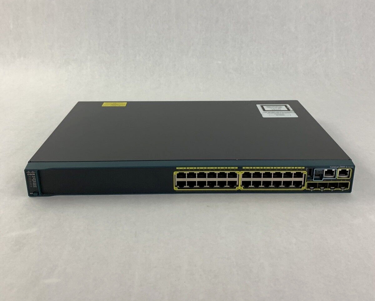Cisco WS-C2960S-24TS-L 24 Port Managed 10/100/1000 Gigabit Switch