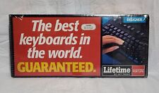 Vintage Lifetime By Key Tronic Wired Black Keyboard Designer-NOS picture