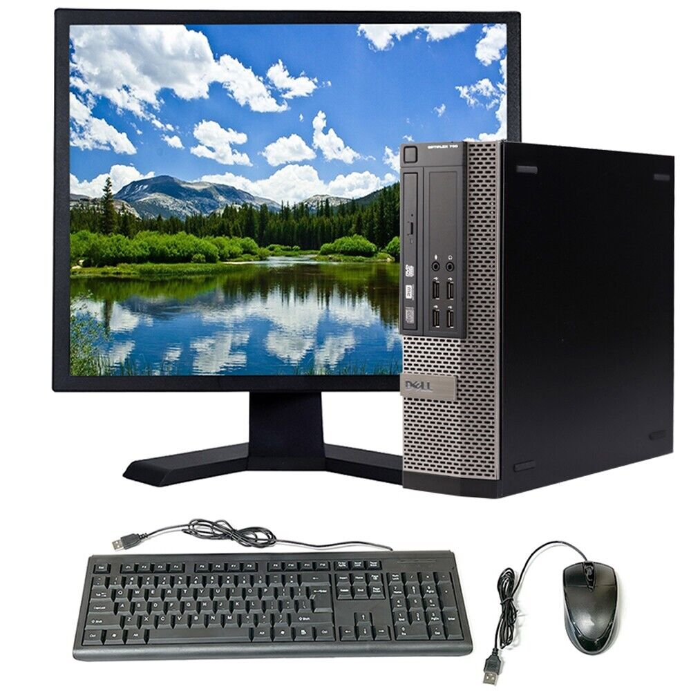 Dell Desktop Computer Core i5 8GB RAM 2TB HDD Windows 10 PC 19