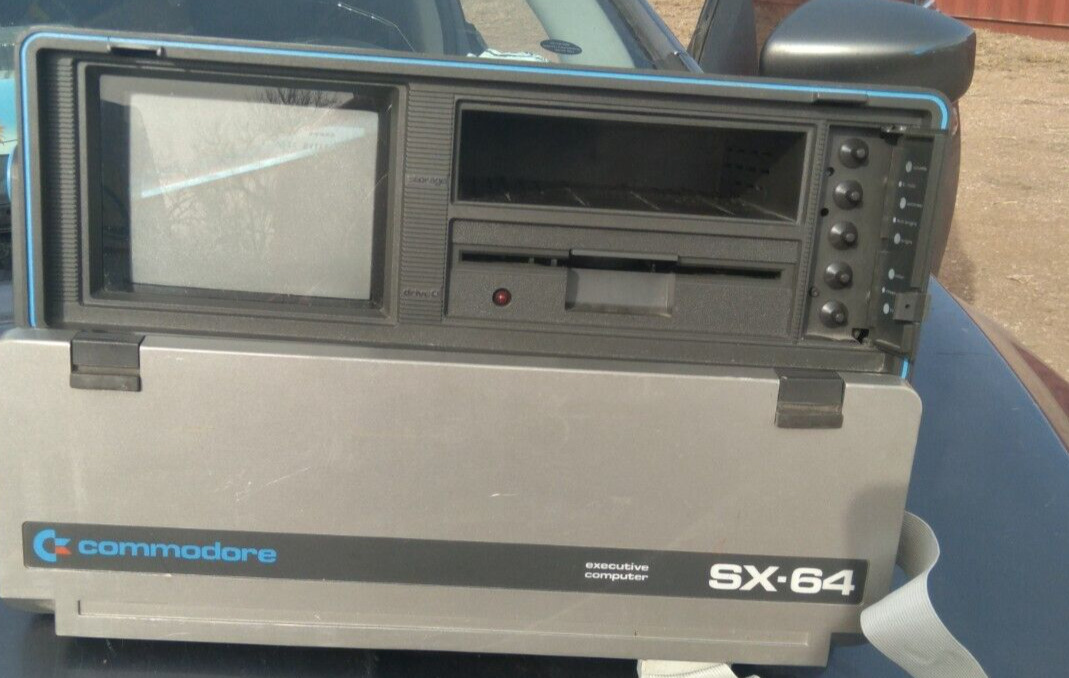 Vintage Commodore  SX 64 Super Rare. Works Great.