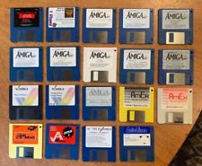 Amiga 500 Lot/19 Vintage Discs- Deluxe Paint, Amiga + picture