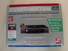 Vintage Zoom Fax Modem 56K Dual Standard V.90 and K56flex External Faxmodem picture