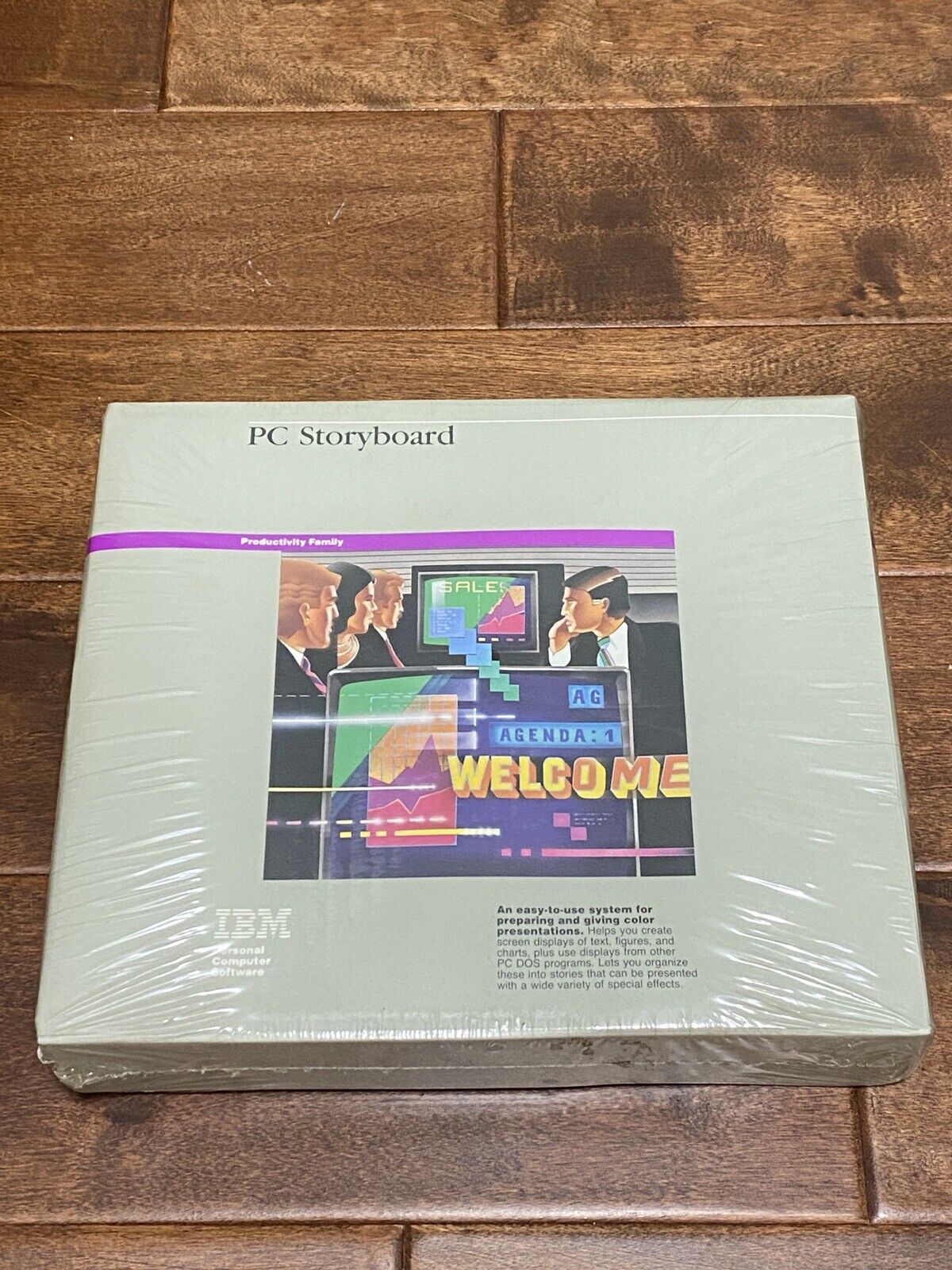 Vintage IBM PC Storyboard for Personal Computer Software DOS, New Factory Sealed