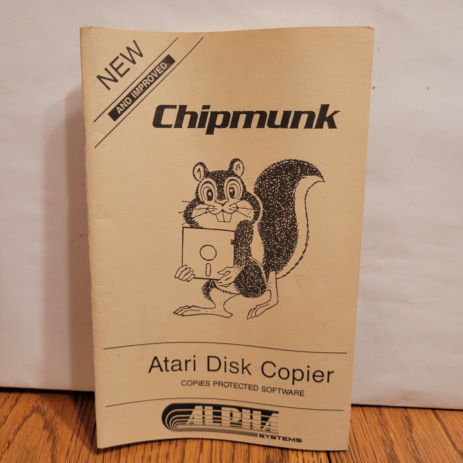 RARE ATARI COMPUTER CHIPMUNK DISK COPIER MANUAL ONLY 