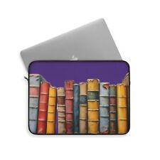 Vintage Books Laptop Sleeve in Purple picture