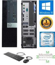 Dell Desktop 7060 PC SFF  core i7 8700 3.40gb 64GB 500gb eMMC + 1 tb Win 10 Pro' picture