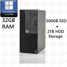 Dell Desktop Quad Core i5 8400 500GB SSD + 2TB HDD 32GB RAM Window Server 2022 picture