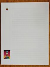Vintage Apple Computer Notepad Tablet Rainbow Logo- 54 sheets - 8.5