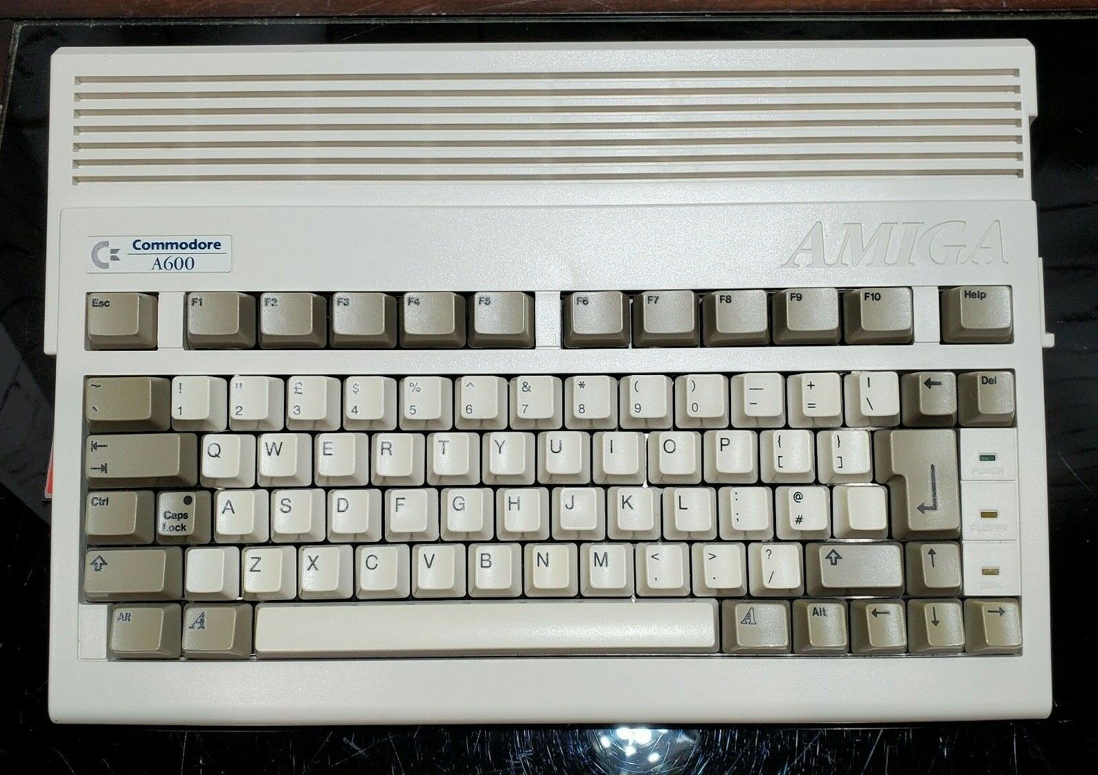 Amiga 600 PAL Computer, ACA620EC Accelerator, A604 Chipram, Tested & Working