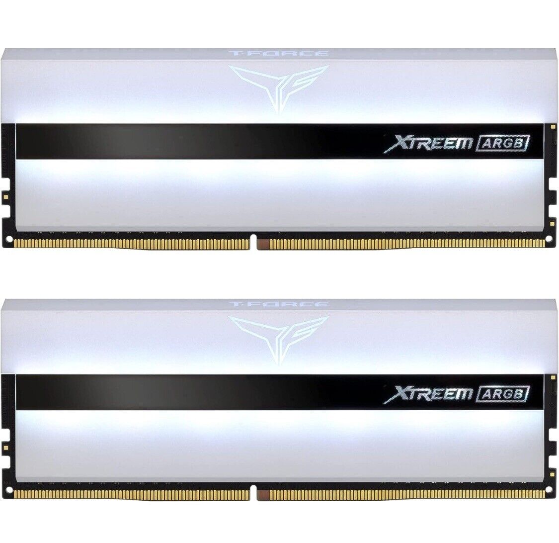 TEAMGROUP T-Force Xtreem ARGB DDR4 32GB 3600MHz (2x16GB) Desktop Memory...