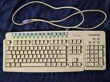 Vintage 1998 eMachines Keyboard eKB-5190(A) With USB Adapter -Tested Working picture