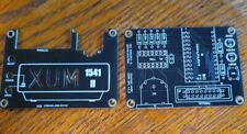 Commodore 64/128 XUM1541-II adapter board with faceplate. New bare PCB.   picture