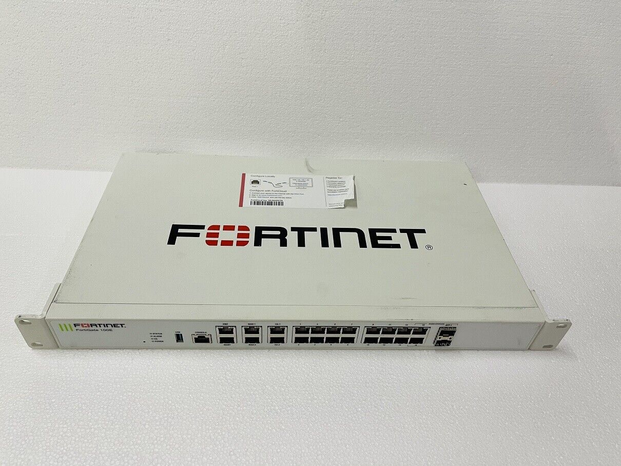 Fortinet FG-100E FortiGate-100E Network Security Firewall Appliance Fully Tested