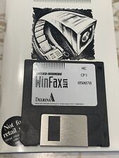 Delrina WinFax Lite 1992 - 3.5” Floppy Disk Retro Vintage Windows Software picture