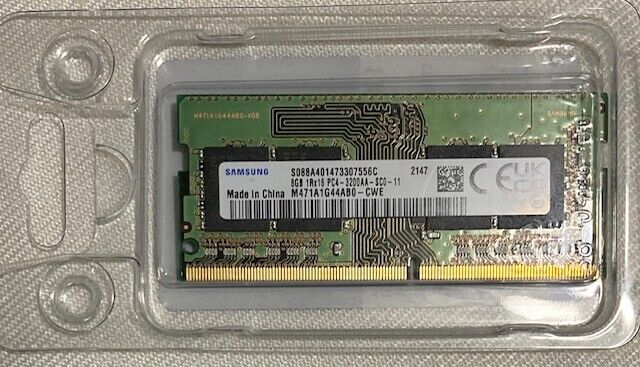 Samsung M471A1G44AB0-CWE 8GB 1Rx16 DDR4 3200AA Laptop Memory Ram. PRIORITY MAIL.