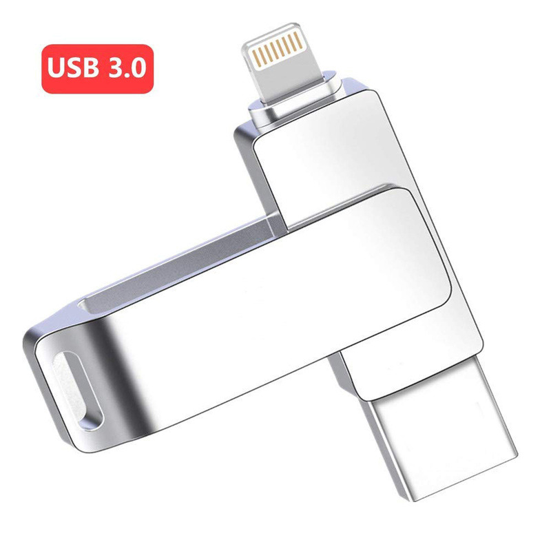1TB 512GB USB 3.0 Flash Drive Memory Stick Type C 4in1 For iPhone OTG Android PC
