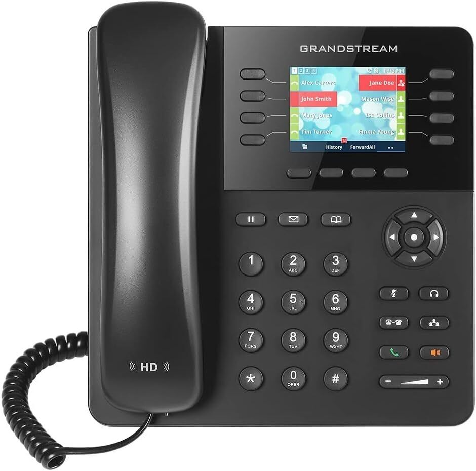 Grandstream GS-GXP2135 8 Lines 4 SIP Counts Bluetooth Enterprise IP VoIP Phone