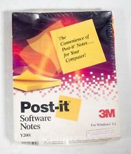 Vintage 3M Post-It Software Notes for Windows 3.1 NOS NEW ST533B09 picture