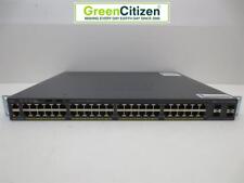 Cisco WS-C2960X-48FPS-L V01 48-Port Gigabit PoE+ 740W Switch Managed w/ 4xSFP picture