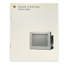 VTG 1990 Apple Macintosh 12” RGB Display Owner’s Guide picture