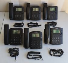Lot 6x Polycom VVX301 Wired Telephones six line desktop phone VOIP PoE Office  picture
