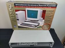 Vintage Desktop Computer Keyboard and Monitor Platform SPACE SAVER by ALLSOP picture