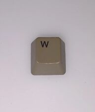 Apple iie IIE 2E KEY (W) Black Letters VINTAGE ORIGINAL Replacement Key picture