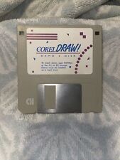 Rare Vintage Corel DRAW 3.5” Floppy Disk Double Sided DEMO DISK picture