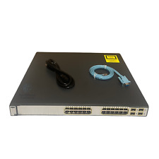 Cisco WS-C3750G-24PS-S Catalyst 3750G 24-Port Gigabit Ethernet Network Switch picture