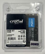Crucial 64GB Kit SODIMM 2 x 32GB 262-Pin DDR5 4800 PC5-38400 Laptop Memory picture