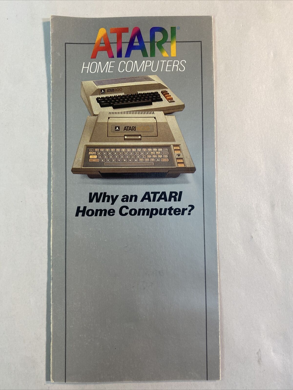 Why an Atari Home Computer? Manual Booklet