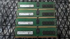 Micron 32GB (4x8GB) DDR4 PC4-2133 ECC REG Memory RAM MTA18ASF1G72PDZ-2G1B1QI picture