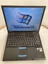Vintage Compaq Evo N610c Laptop, Fresh Windows98 SE, Serial RS232/Parallel Port picture