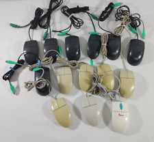 Vintage PS/2 Mouse Track Ball Mice Tested & Working - Lot of 14 picture