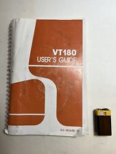 Vintage Dec Vt180 Users Guide (fair Condition) picture