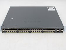 Cisco 2960 X-Series WS-C2960X-48LPS-L 48 Port PoE+ 370W Gigabit Switch TESTED picture