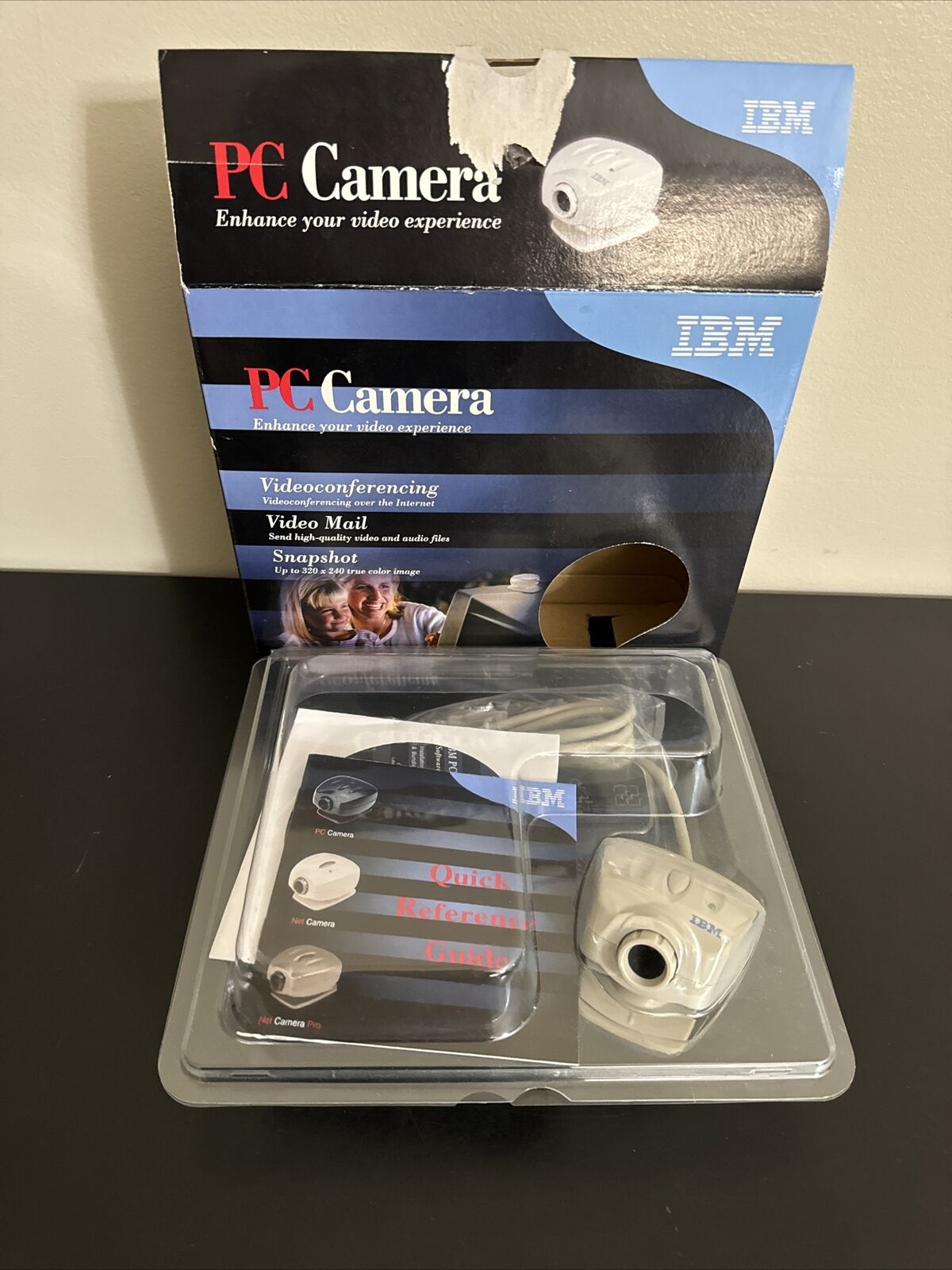 Vintage 90s IBM PC Camera USB Webcam Camera Windows 98 ME 2000